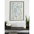 thumbnail image 5 of Kate and Laurel Sylvie Meditation 5 Framed Canvas Wall Art by Kelly Knaga, 18x24 Gray, Decorative Modern Blue Art Print for Wall, 5 of 6