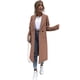 thumbnail image 4 of Abrigo de Lana de Invierno para Mujer, Estilo Informal, con Solapa y Botonadura Sencilla. Caqui L, 4 of 10