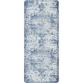 thumbnail image 2 of Unique Loom Comfort Mat Collection - Sofia (2'  x 5' Rectangle Blue/Ivory), 2 of 5