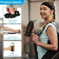 thumbnail image 3 of Uxcell 2 Pcs Water Bottle Carrier Grip Silicone Water Handle Grip, Black, 3 of 6