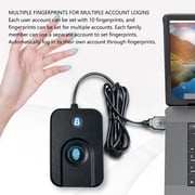 NEXAVKPR Plugs Play USB Fingerprints Security Key For Multiple Account Computer Access Win 10 11 Optimized