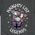 thumbnail image 3 of The Nightmare Before Christmas - Naughty List Legends - Toddler And Youth Short Sleeve Graphic T-Shirt, 3 of 5