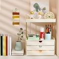 thumbnail image 2 of Organizador StorBin para encimera de baño con 3 cajones, color blanco crema, 2 of 8