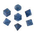 thumbnail image 2 of Juego de dados Dado 7 Bolsa D Juego completo 5 Dados poliédricos Colores de poliedros Poliédricos Azul, 2 of 6
