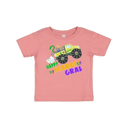 

Inktastic Happy Mardi Gras Monster Truck with Beads Gift Baby Boy or Baby Girl T-Shirt