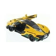 thumbnail image 4 of Kinsmart 5" McLaren P1 Stripes Exclusive Edition Diecast Model Car 1:36 Yellow, 4 of 4