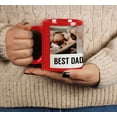 thumbnail image 2 of Printtoo PersonalizedPhotoCollage CoffeeMugBest Dad Ever Custom Picture Ceramic CupDishwasher & Microwave Safe- 11 Oz -Red, 2 of 6