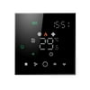 Home Programmable Thermostat WiFi Smart Touchscreen Thermostat 4 Air Conditioner Controller 4 Wire Line Voltage Thermostat 95~240V with App and Voice Control for Heating and Cooling