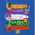 thumbnail image 2 of Men's Star Wars: Young Jedi Adventures Character Names Graphic Tee Royal Blue 2X Large, 2 of 4