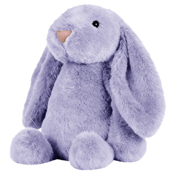 Kiewfjdk Soft Easter Bunny Plush Toy - Cute Stuffed Rabbit Animal | Fluffy Long-Ear Bunny for Kids, Bunny Stuffed Animal, Easter Decor & Nursery | Purple Colors (Perfect for Spring/Easter Gifts)