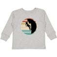 thumbnail image 3 of Inktastic Rock Climbing Mountain Climber Silhouette Boys or Girls Long Sleeve Toddler T-Shirt, 3 of 5