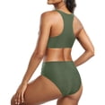thumbnail image 5 of Bathing Suits for Women Two Piece Swimsuit for Women Women High Waisted Bikini Push Up Two Piece Swimsuits, 5 of 7