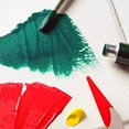 thumbnail image 4 of Magnani 1404 Firenze 100% Cotton Acrylic Paint Paper Pad, 188 lb. 15 Heavyweight Sheets, Rough Texture, Vegan Sizing, Natural White Acrylic Paper Pad for Acrylic, Gouache, Ink & Watercolor, 4 of 7