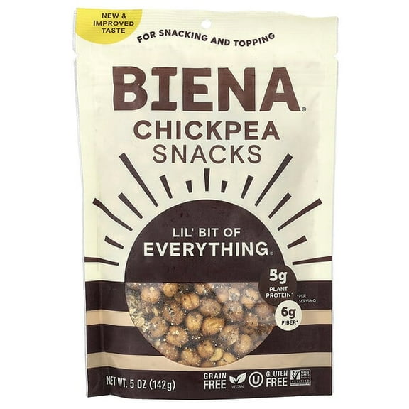 BIENA, Chickpea Snacks, Lil' Bit Of Everything®, 5 oz Pack of 2