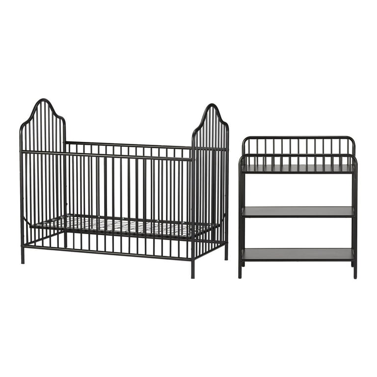 Little seeds rowan valley lanley metal crib and changing table set sales