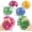 Blue, variant on Rongyun Mesh Grape Stress Balls, Glitter Squeeze Funny Stress Relief Sensory Squishy, Mesh Balls for Anxiety Pressure Relief (2.36in gold)