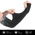 thumbnail image 3 of Goofa Silver Glitter1 Pattern UV Sun Protection Arm Sleeves, UPF 50 Sports Cooling Arm Compression Sleeves for Men Women Teenager, 3 of 8
