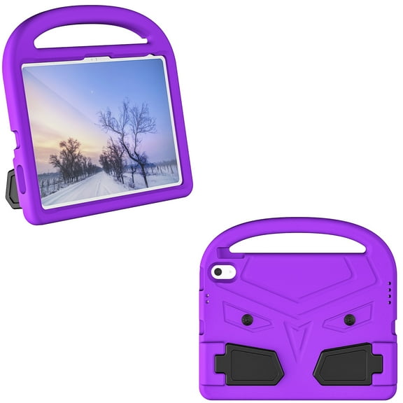 TECH CIRCLE iPad 10th Generation Case Kids 10.9 Inch 2022, Durable Lightweight Shockproof Protective Handle Stand EVA Foam Boys Girls Kids Proof Case for iPad 10th Gen10.9 Inch 2022, Purple