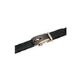 thumbnail image 4 of INSPIRE CHIC Men's Automatic Ratchet Leather Belt with Double Stitch Edge Gold Black 37   43 1/2inches, 4 of 7