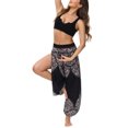 thumbnail image 3 of Txlixc Pantalones de entrenamiento para mujer, estampado digital bohemio, pantalones de yoga sueltos con lado dividido Txlixc Estilo de ocio, 3 of 9
