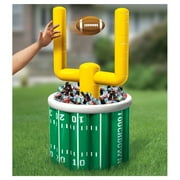 AMSCAN HOLDINGS Amscan Football Go Fight Win Jumbo Inflatable Cooler, 53"H x 25"W x 25"D, Green