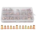 thumbnail image 1 of Fastener Hardware,150pcs Galvanized Carbon Steel Insert Nutsert Rivet Nuts Elevate Your Experience, 1 of 8