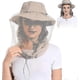 thumbnail image 1 of Mosquito Head Net Hat - Bug Cap Upf 50+ Sun Protection With Hidden Netting For Beekeeping Hiking Unisex, 1 of 5