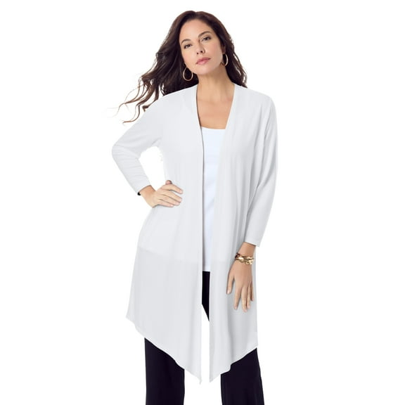 Roaman's Women's Plus Size Ultra Drape Cardigan