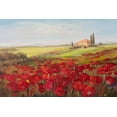 thumbnail image 2 of Iafrate, Sandra 14x11 Black Ornate Wood Framed with Double Matting Museum Art Print Titled - Tuscan Memories II, 2 of 4