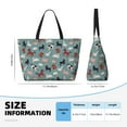 thumbnail image 4 of Fotbe Farm Animals 1 Bolsa de Viaje para Playa - Resistente al Agua, Bolsa Tote de Gran Capacidad y Ligera con 7 Bolsillos para Mujeres y Hombres, 4 of 7