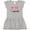 AC-Heather Grey, variant on Inktastic Miss Kindergarten Cutie with Pencil and Stars Girls Toddler Dress