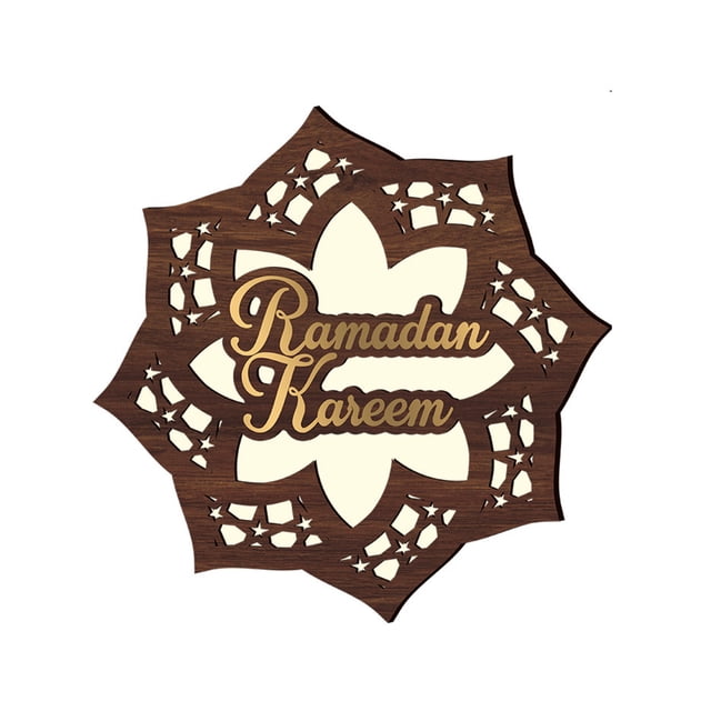 CEHVOM Ramadan Decoration Lamp Ramadan Decoration LED Mubarak Ramadan Lamp, Ramadan Lantern Decoration Eid Mubarak Star Decoration Figure Tea Lamp Rack Ramadan Clearance