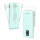 thumbnail image 1 of Charmast Portable Charger with Built-in Cables and Plug, 10000mAh USB C Power Bank Fast Charging 15W, External Battery Pack Slim, Travel Essentials Compatible with 16 15 14 13, Samsung Galaxy, iPad, 1 of 5