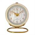 thumbnail image 1 of Relojes, Retroiluminación, Diseño Simple y , Reloj de Escritorio Pequeño con Luz , Silencioso, Funciona con Pilas, Color ., 1 of 5