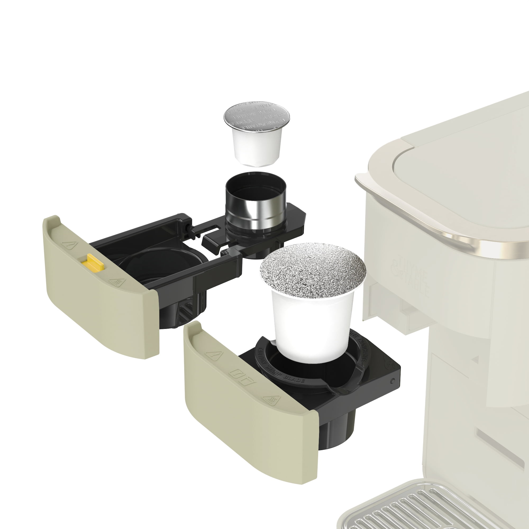 Thyme & Table Multi Capsule Coffee Machine, Universal Capsule Compatible