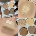 thumbnail image 1 of Bright 4 color Eyeshadow Pearly Matte Eyeshadow Palette Cosmetics, Trimming, 1 of 3