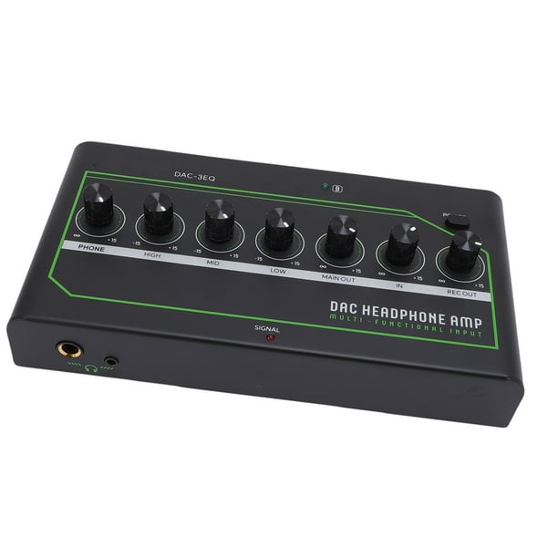 Amplificador De Auriculares De Juegos DAC Portátiles, Amplificador De Auriculares Compactos De Auriculares De Bajo Ruido De Sonido Para Computadoras De Teléfonos
