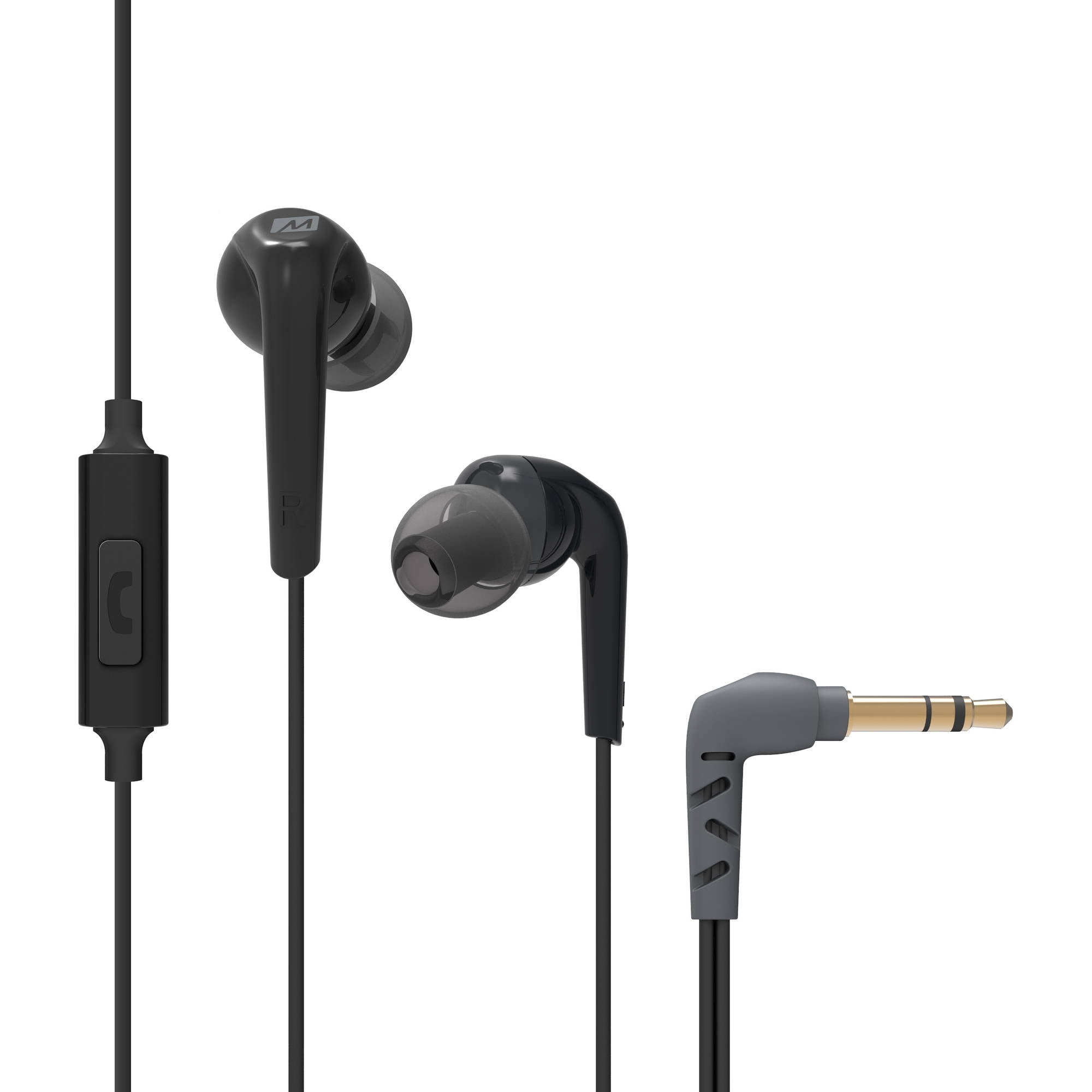MEE audio RX18P Comfort-Fit In-Ear Headphones with Microphone and