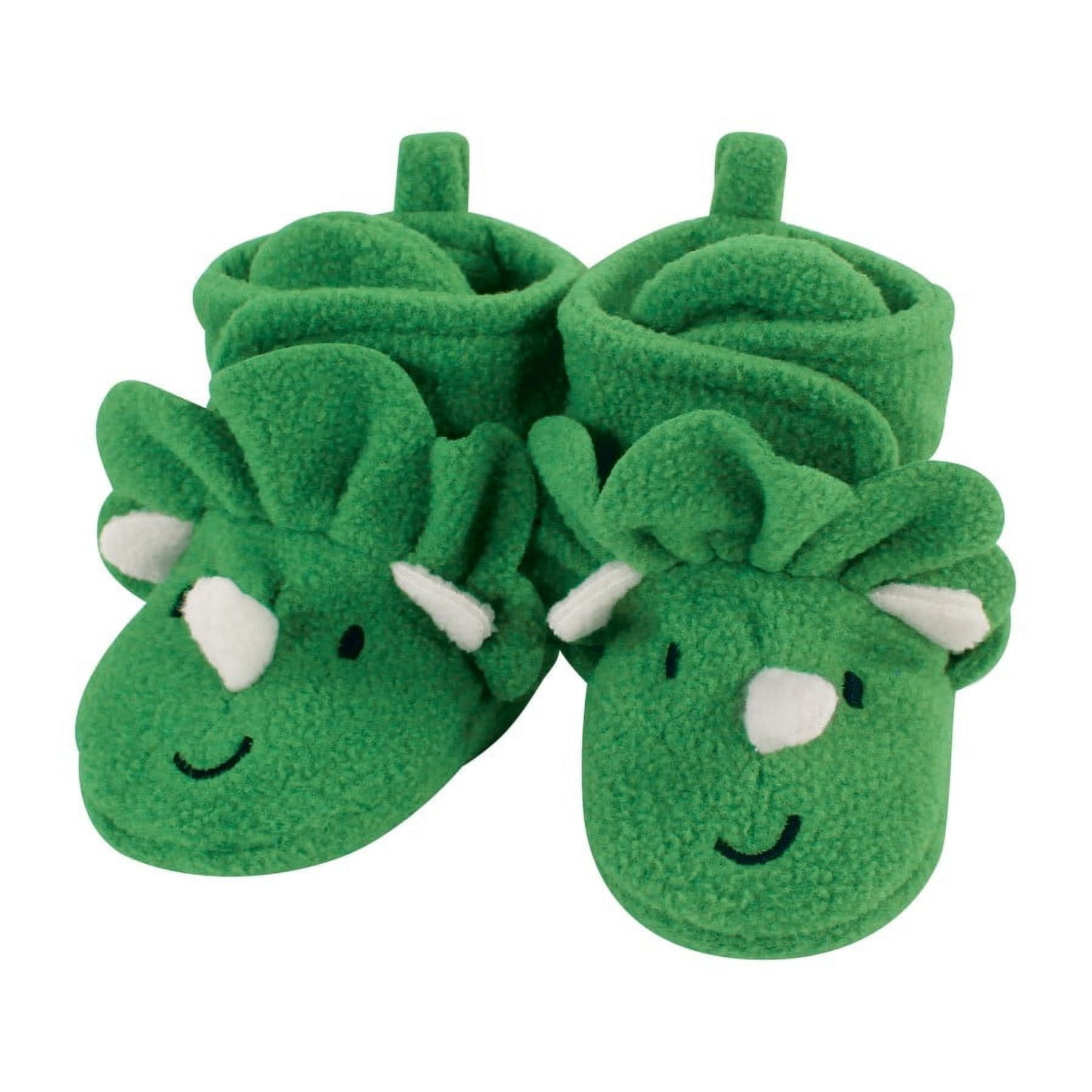 Hudson Baby Infant Boy Cozy Fleece Booties Boy Dino 0 6 Months Walmart