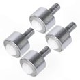 thumbnail image 1 of Nylon Rolling Ball Transfer Bearing Caster 0.59 Inch 99 Lbs Capacity Steel Wheel Multi-Directional Movement重型应用适用, 1 of 4
