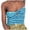 Blue, variant on Women's Tank Top Knit Vest with Striped Pattern and Suspenders for Women Sleeveless Knit Tank Top with Straps and Coordinating Color Scheme Orange 1 S