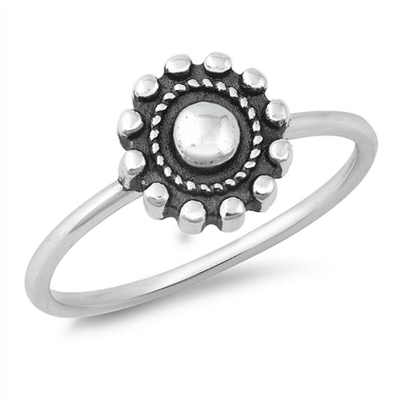 Handmade Bali Statement Ring .925 Solid Sterling Silver Band Jewelry Female Male Unisex Size 6