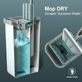 thumbnail image 3 of XINQIHANG Mop and Bucket with Wringer Set, Hands Free Flat Floor Mop and Bucket, with 8 Washable Microfiber Pads and Extended Mop Handle, Wet and Dry Use, Floor Cleaning System, 3 of 7
