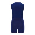 thumbnail image 6 of Nyeemya Kids Boys Workout Gymnastics Leotard and Shorts 2 Piece Sports Outfit for Beach Swimming Navy Blue 14, 6 of 7