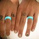 thumbnail image 2 of Anillos de silicona para mujeres y hombres - Anillos de boda de caucho apilables unisex de moda Joyas de moda cómodas, transpirables y flexibles para el embalaje activo listo, 2 of 7