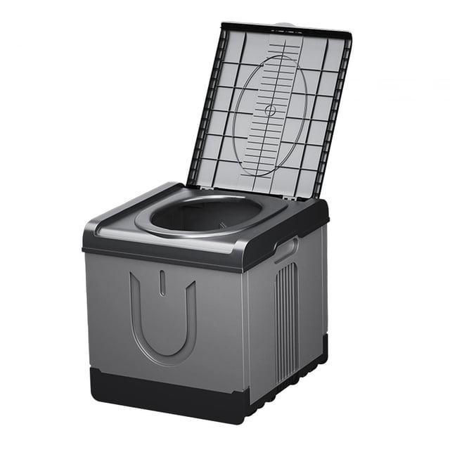 Almencla Toilette Portable Adultes Enfants Pot Extérieur Voyage Toilette pour Randonnée VR Pique-Nique Carré