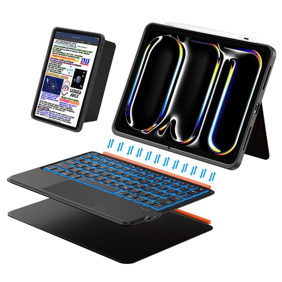 Funda magnética para iPad Pro de 11 pulgadas con teclado DANCESOUL