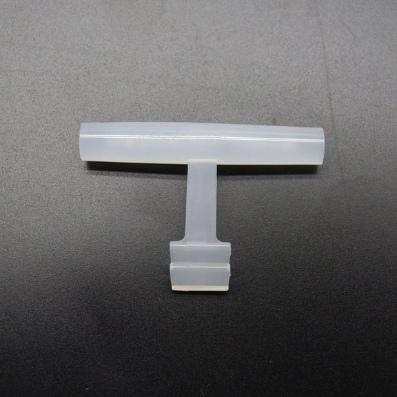 Soimiss Durable White Acrylic Bird Feeder Perch, Easy to Use for Daily Feeding 2Pcs