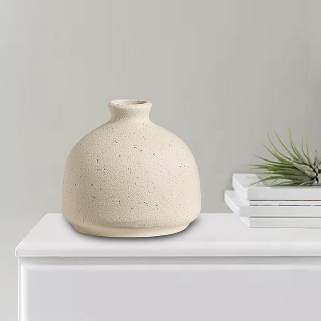 Florero de Cerámica Moderno, Florero Seco, Florero Hidropónico, Arreglo , Artesanía, para Al , Decoración de Jardín Int D perfecl Maceta de cerámica