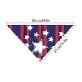 thumbnail image 3 of Patriotic Decorations - Pet Bandana,Red White and Blue Star Stripe Triangle Scarf,Festive Printed Bib for 250th Anniversary,Memory Day,Independence Day,24.8x16.93 Inch, 3 of 7